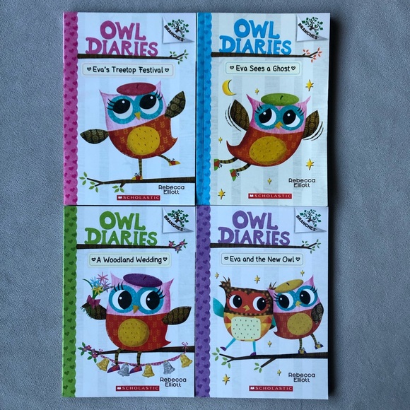 Set of 4 ~ Owl Diaries ~ Books #1-4 - Picture 1 of 12